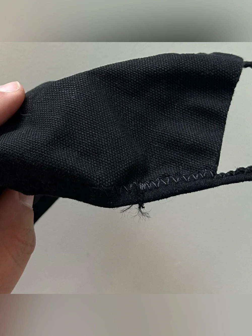 Chrome Industries Cycling Biking Face Mask Black Cotton Canvas Adjustable Fit